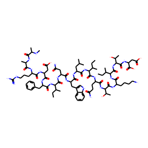 Structure chimique de Teduglutide